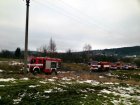 Požár vlaku u Knínic Foto HZS JMK