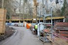 Stavba nové provozní budovy u Punkevních jeskyní Foto J. Hebelka