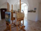 Výstava naivních umělců na zámku v Lysicích. Foto Michal Záboj