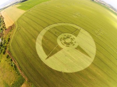 Policie vyloučila, že kruh na poli u Boskovic vytvořili mimozemšťané