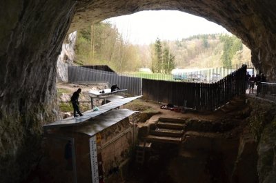 V jeskyni Kůlna návštěvníci uvidí film promítaný na skalní stěny